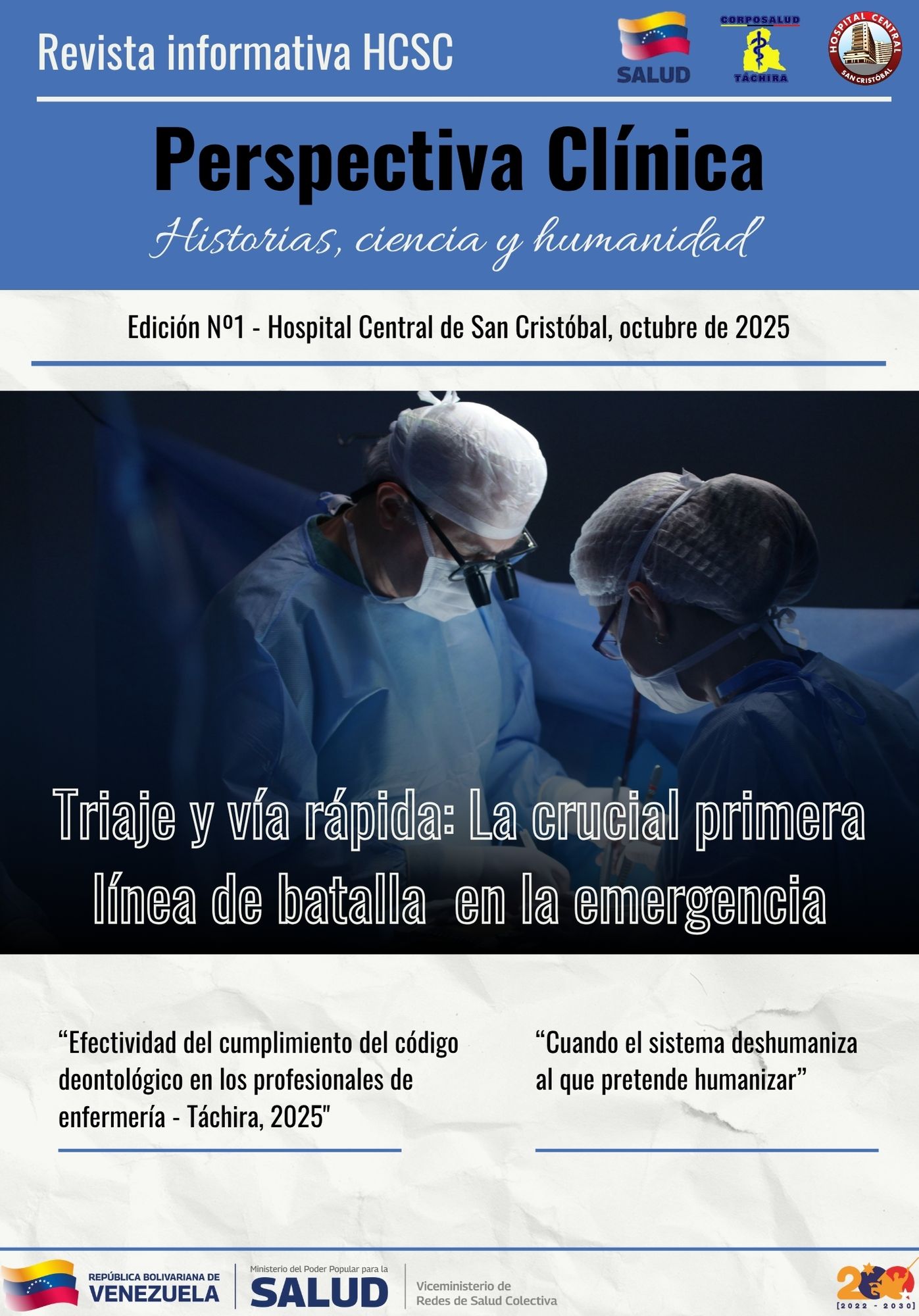 Portada de Perspectiva Cínica Historias, Ciencia y Humanidad